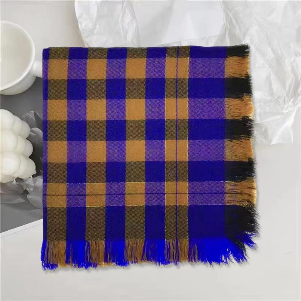 2025 Wool Square Scarf Tassel  - Wool Scarf Men review and price