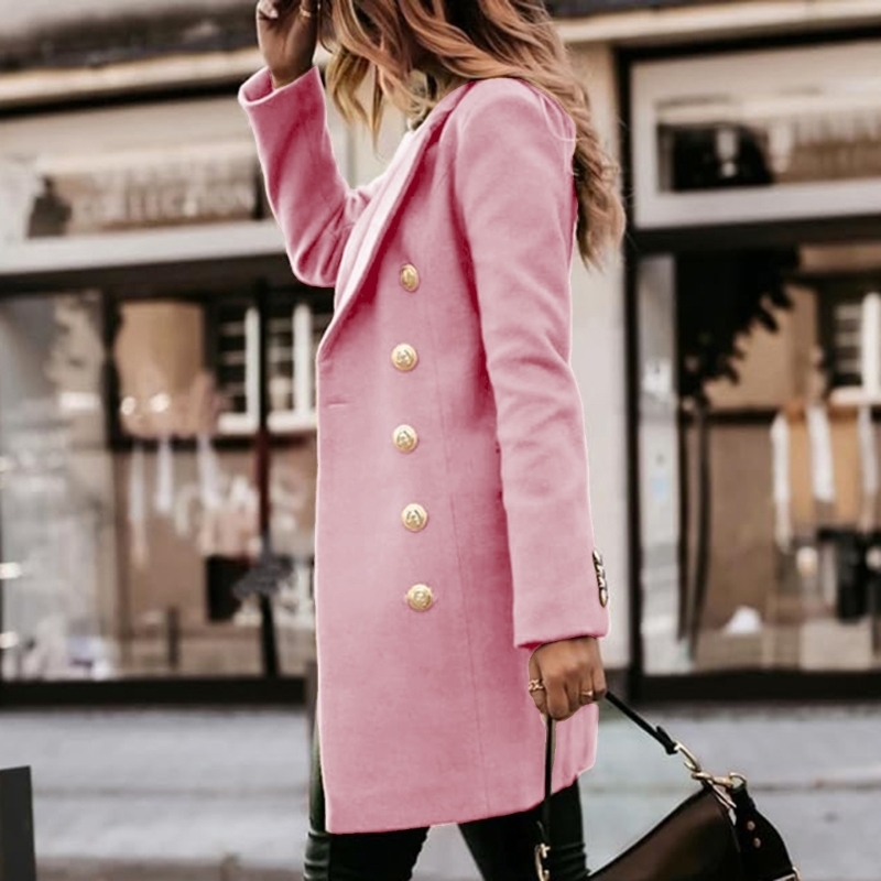 831A Womens Fall Winter Wool C - Wool Coat Peacoat review and price