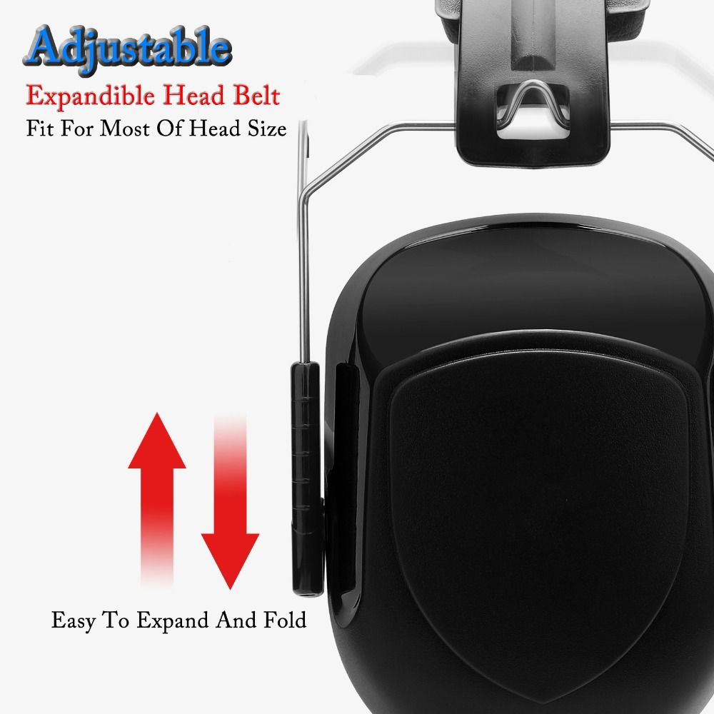 SNR-34dB Adjustable Head Earmu - Earmuffs Foldable review and price