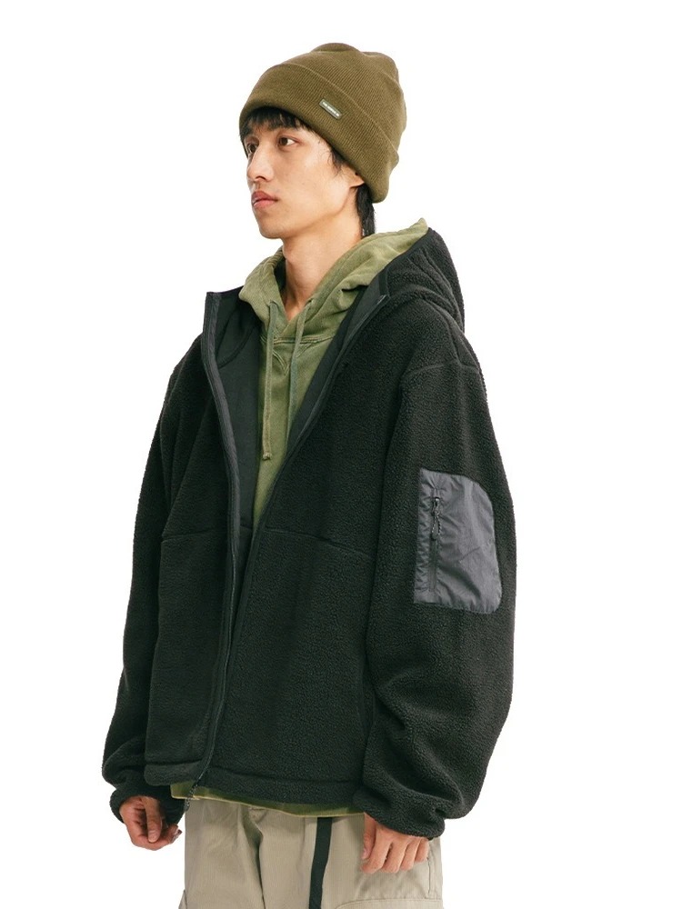 Mens Hoodie Autumn Winter Cott - Sherpa Hoodie Fleece review and price
