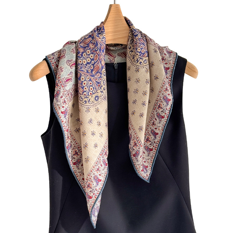 70% wool 30% Real Silk Scarf f - Wool Scarf Men review and price