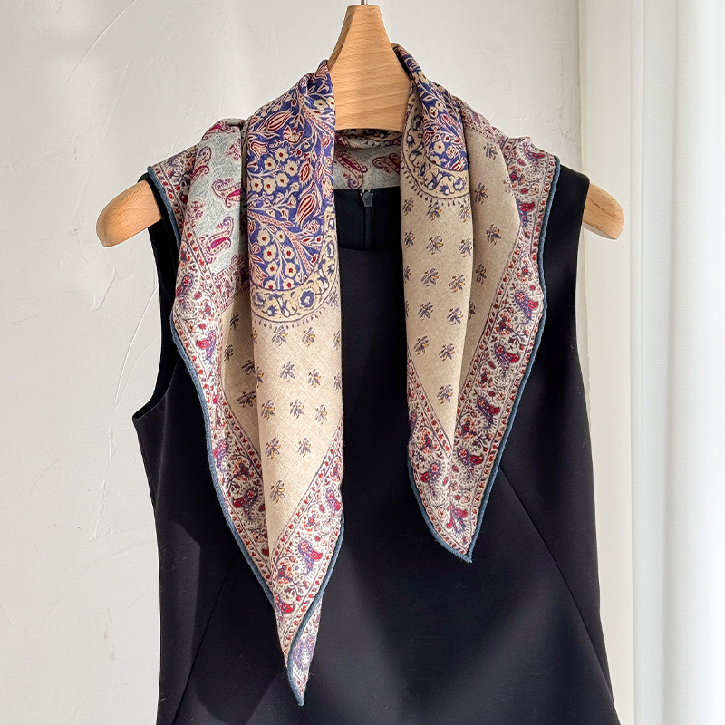 70% wool 30% Real Silk Scarf f - Wool Scarf Men review and price