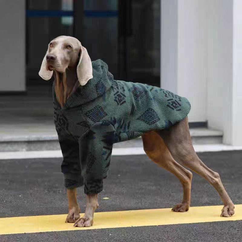 Winter Warm Hooded Dog Coat Sh - Sherpa Hoodie Fleece review and price
